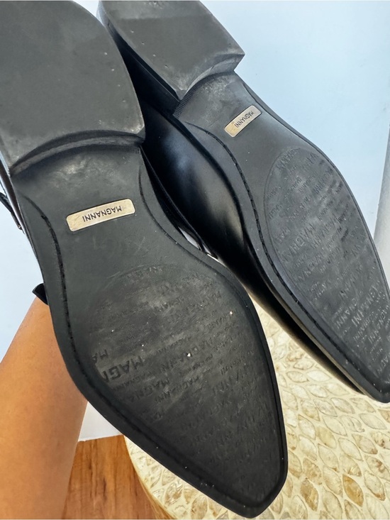 Magnanni Black Leather Double Monk Strap Boots size 9.5M main image 8